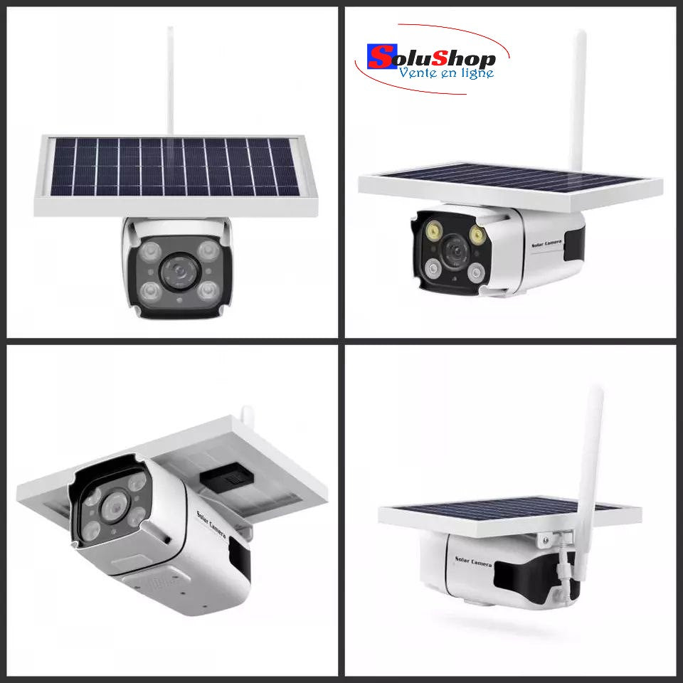 Caméra solaire, vues sous plusieurs angles