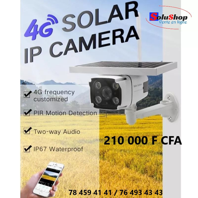 Caméra solaire 4G IP67 - bannière produit