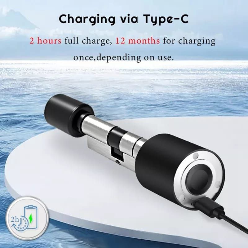 Recharge USB-C de la serrure connectée
