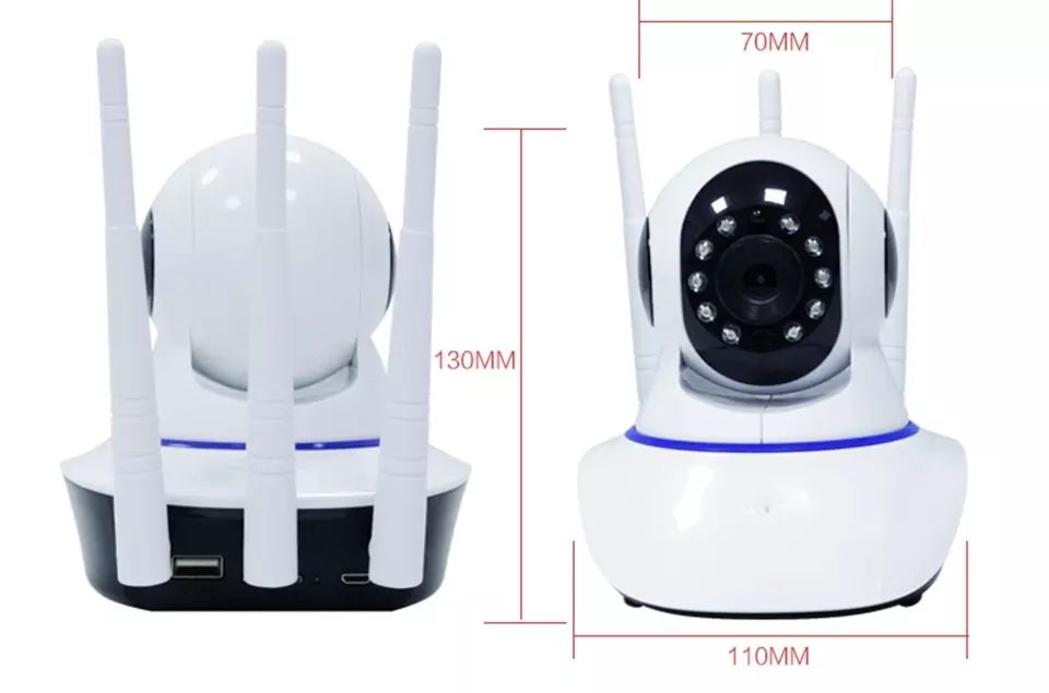 Dimensions de la caméra WiFi rotative
