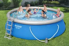 Détail du boudin gonflable de la piscine Fast Set Bestway