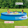 Piscine autoportante Easy Set Intex 3,7m vue d'ensemble