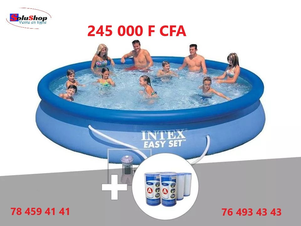 Détail du boudin gonflable de la piscine Easy Set 4,6m