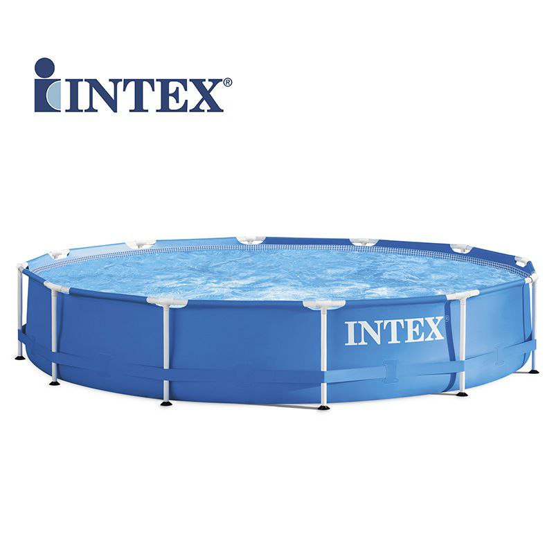 Piscine ronde Frame Intex avec échelle d'accès