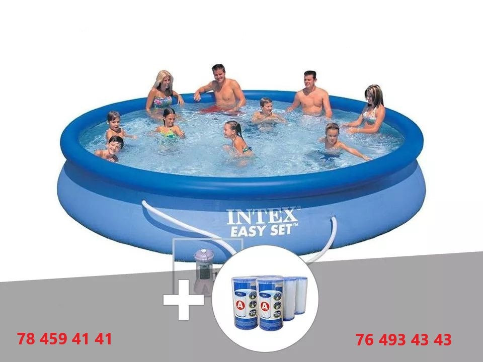 Emballage du kit piscine Easy Set Intex 4,6m