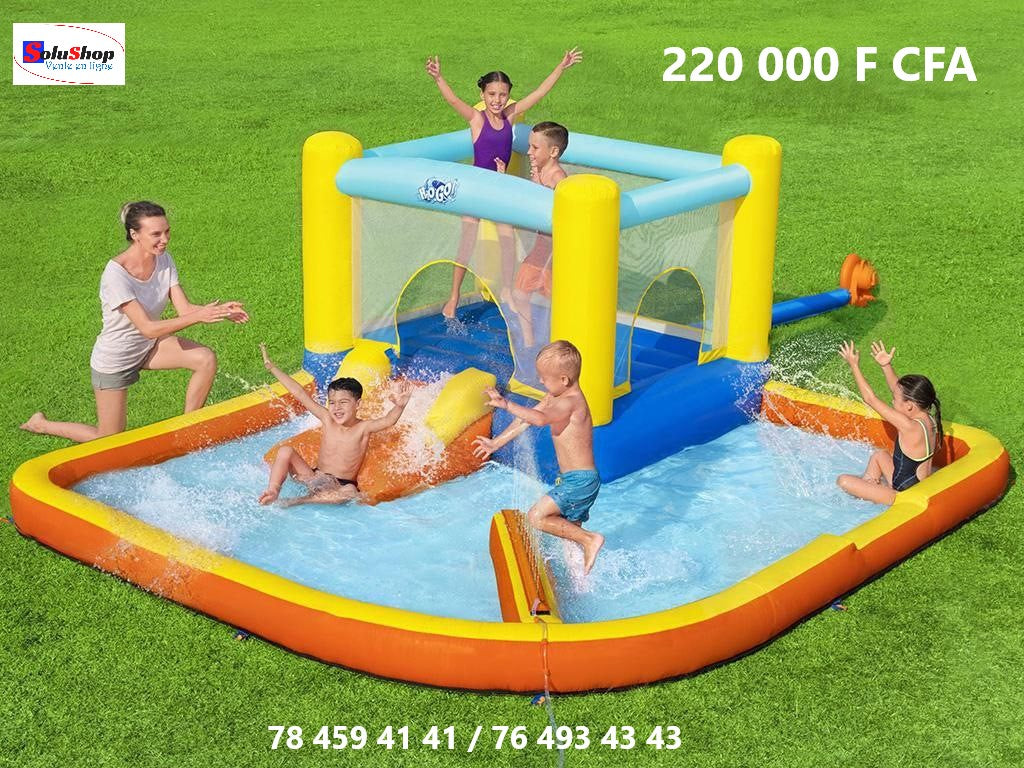 Emballage du kit splash park gonflable H2O GO!