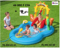 Aire de jeux aquatique avec toboggan thème soleil