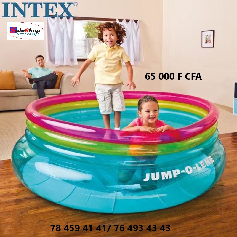 Trampoline gonflable transparent Intex Jump-O-Lene