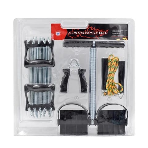 Kit 4-en-1 fitness, vue d'ensemble des accessoires