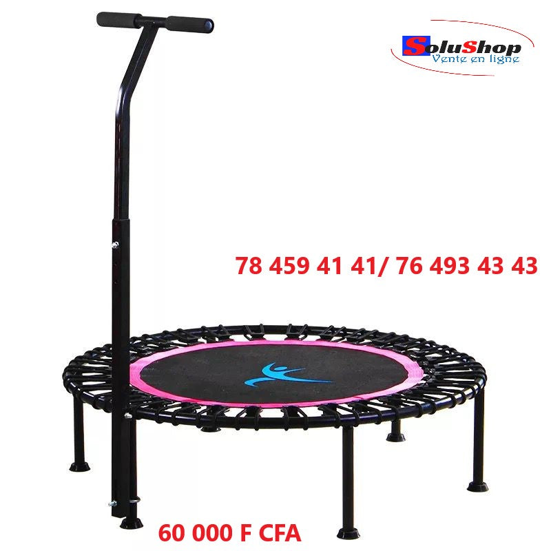 Mini trampoline avec barre d'appui