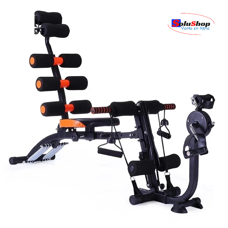 Appareil abdominaux Six Pack Care, accessoires fournis