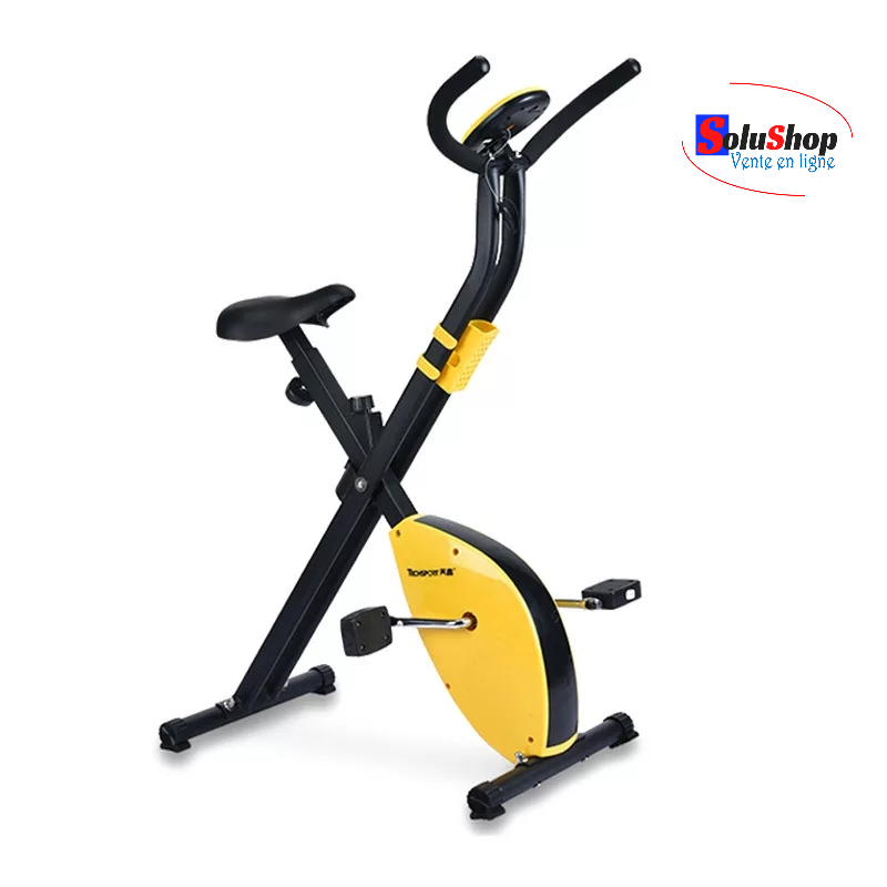Vélo d'appartement pliable X-Bike, position pliée