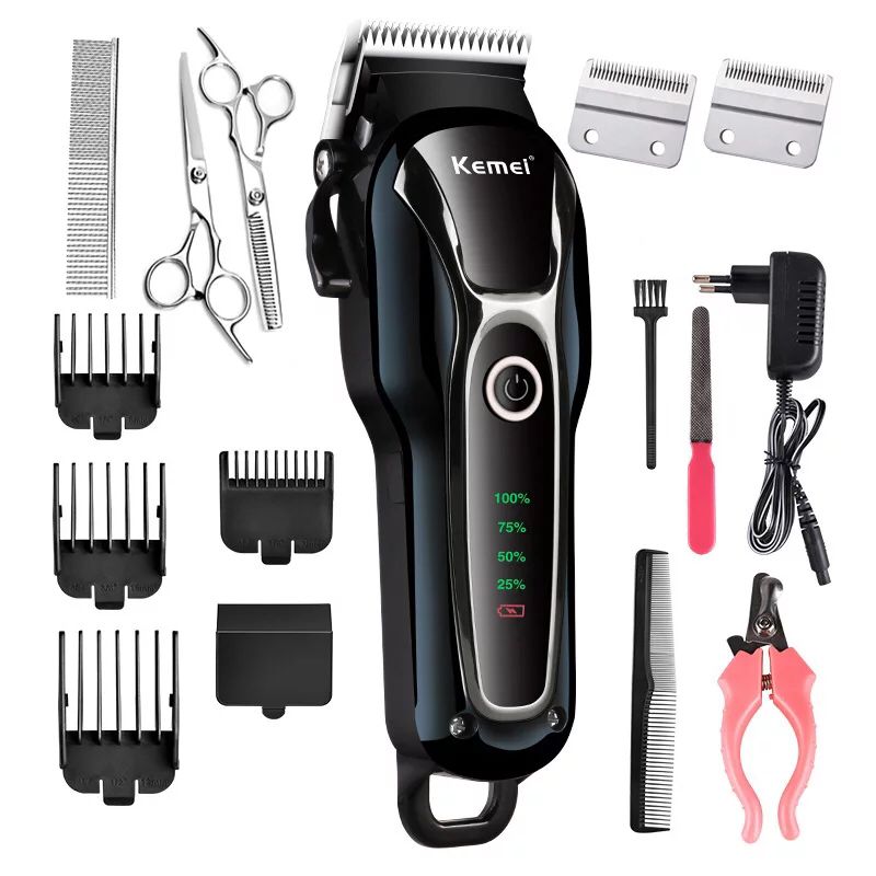 Kit Kemei tondeuse, ciseaux et accessoires ongles